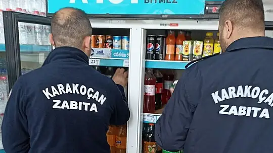 Zabıta ekiplerinden market denetimi