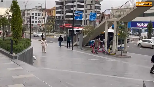 Elazığ'da şiddetli fırtına etkili oldu