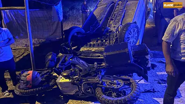 Elazığ'da trafik kazası: 2 yaralı