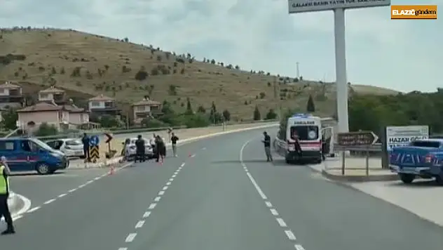 Elazığ'da trafik kazası: 3 yaralı