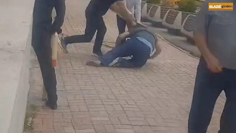 Elazığ'da adliye önünde gruplar birbirine girdi