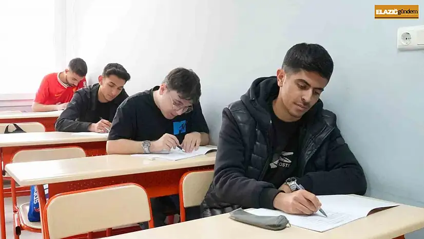 Elazığ'da öğrencilere ücretsiz deneme sınavı