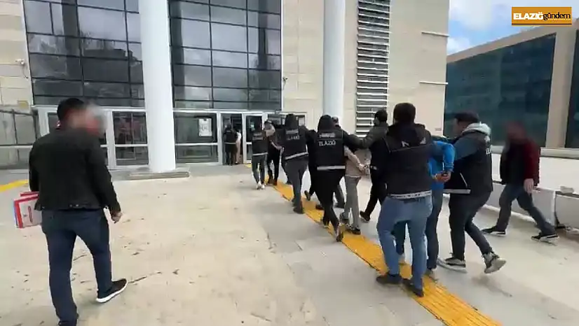 Elazığ'da polis suçlulara göz açtırmıyor: 6 gözaltı