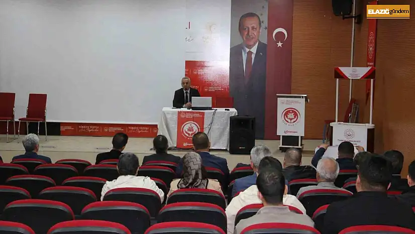 Elazığ'da SYDV temsilcileri ile toplantı düzenlendi