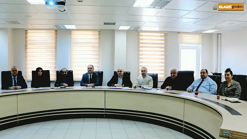 Elazığ'da yapımı devam eden sağlık yatırımları görüşüldü