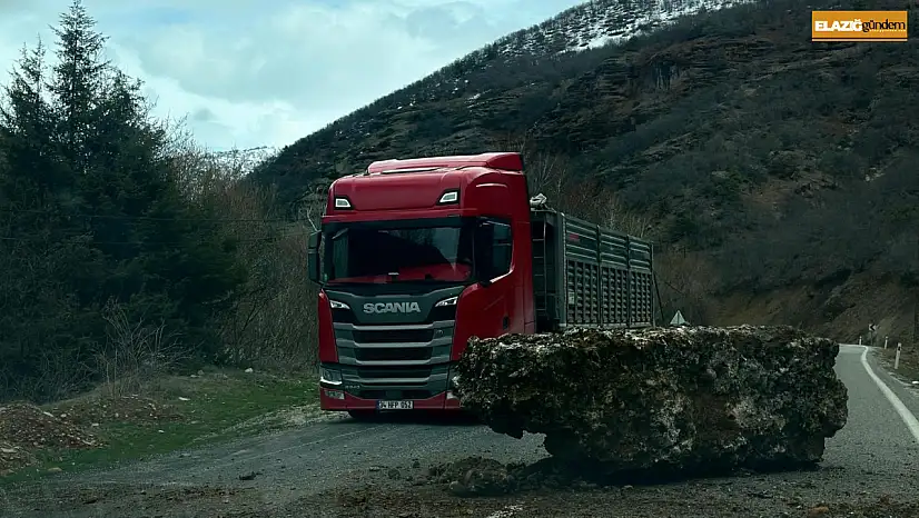 Tunceli'de kaya ve taş düşmeleri tehlike saçıyor