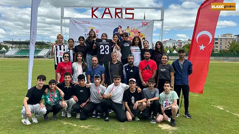 Elazığ atletizm takımları Kars'tan şampiyonlukla döndü