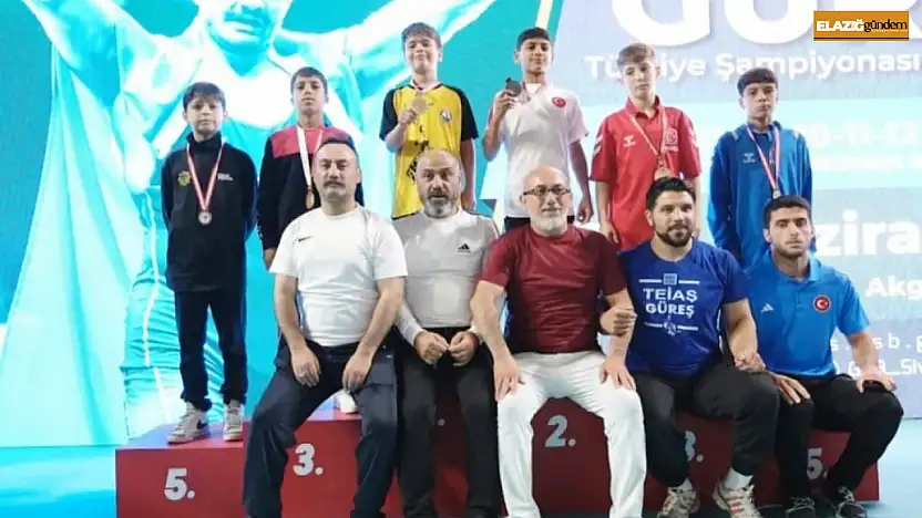 Elazığ Belediyesporlu güreşçi Türkiye 2.'si