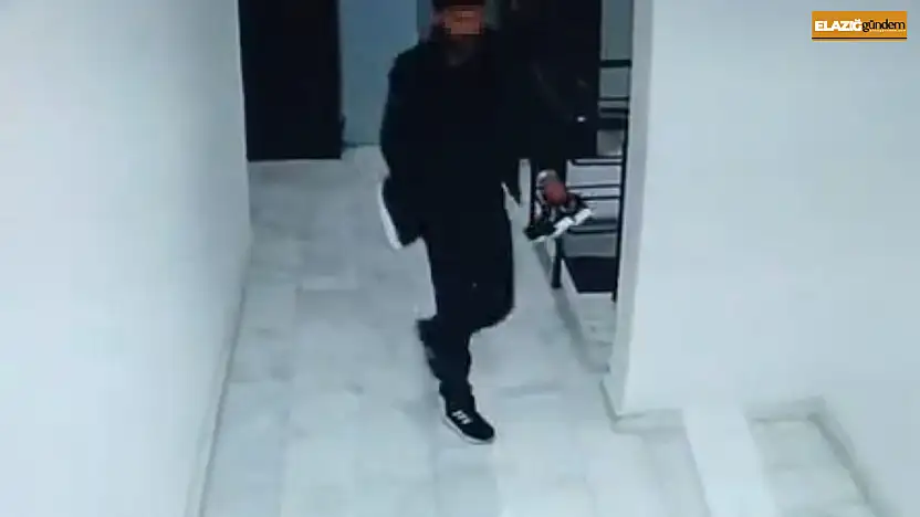 Elazığ'da ayakkabı hırsızlığı kamerada