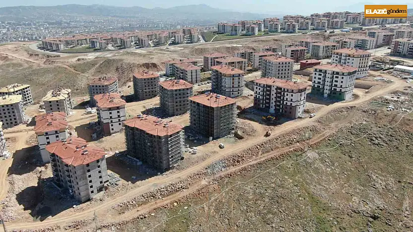 Elazığ'da deprem konutlarında sona gelindi