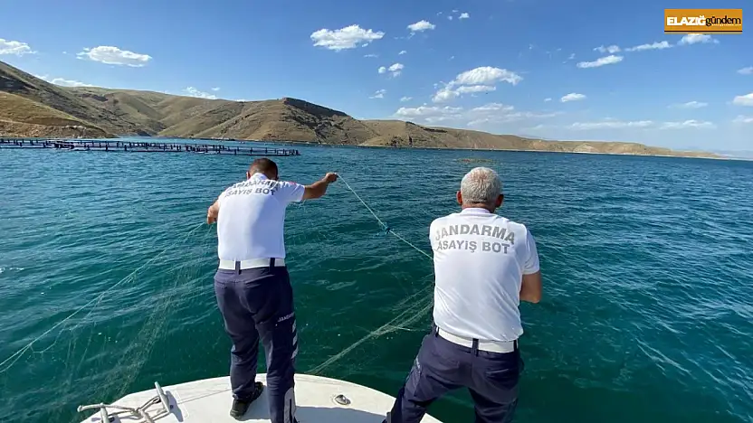 Elazığ'da kaçak avlanan 65 kilo balık ele geçirildi