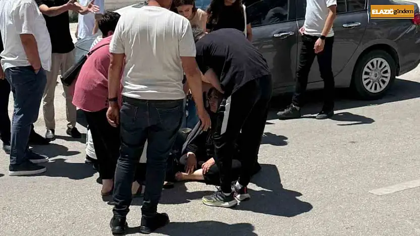 Elazığ'da otomobilin çarptığı yaya yaralandı