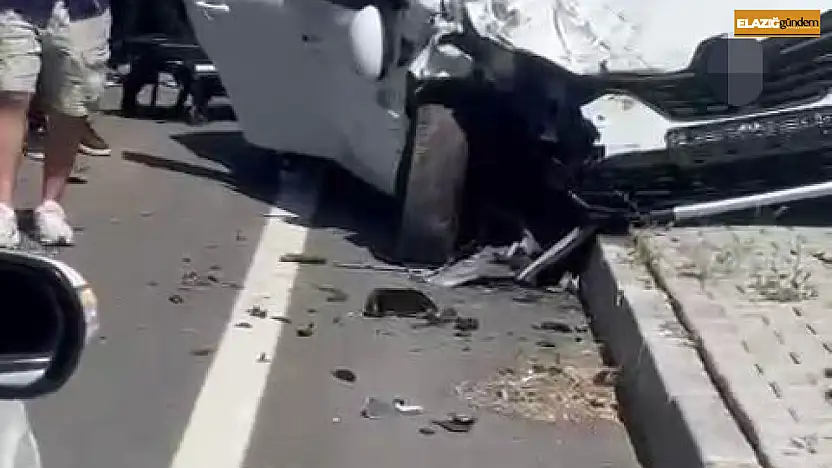 Elazığ'da trafik kazası: 3 yaralı