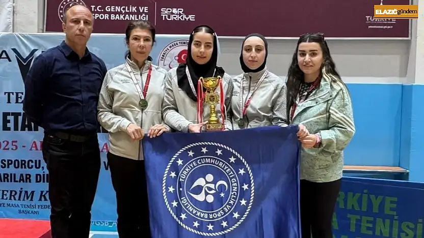 Elazığ masa tenisinde 1. Lige yükseldi