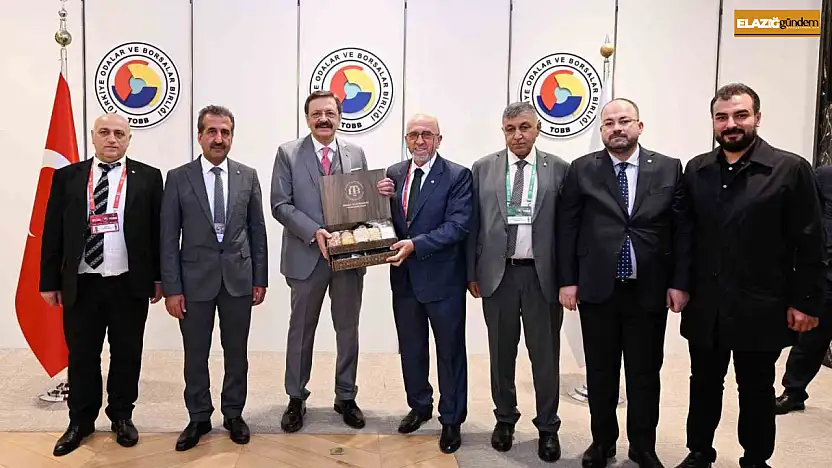 Elazığ Ticaret Borsası yönetimi, TOBB 81'inci Genel Kuruluna katıldı